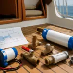 Impianto idrico su barca a vela: i componenti fondamentali per evitare rotture e perdite