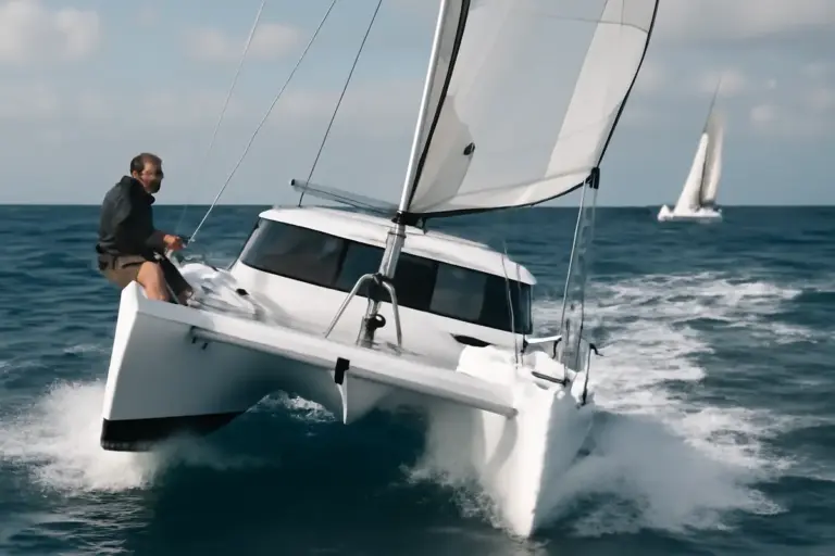 Prova in mare di catamarani: manovre specifiche per valutare stabilità laterale e agilità tra le onde